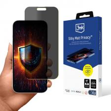 Folii iPhone 17 Pro Max, Folie protectie 3mk Silky Matt Privacy compatibila cu iPhone 17 Pro Max, Transparent, lerato.ro
