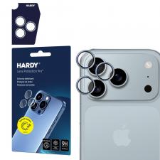 Folii iPhone 17 Pro Max, Folie sticla camera foto 3mk Hardy Pro compatibila cu iPhone 17 Pro / 17 Pro Max, Gri, lerato.ro