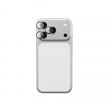 Folii iPhone 17 Pro Max, Protectie sticla securizata camera foto AmazingThing Sapphire Camera Glass compatibila cu iPhone 17 Pro / Pro Max, Negru, lerato.ro