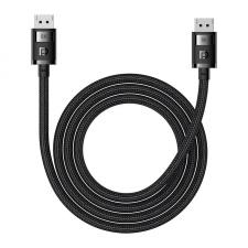 Cabluri video, Cablu video Baseus High Definition, DisplayPort tata - DisplayPort tata, 8K, 60Hz, HDR, 3D, 32Gbps, 2m, Negru, lerato.ro