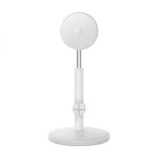 Stand birou tableta, Suport universal tableta si telefon Baseus MagPro, Telescopic, Alb, lerato.ro