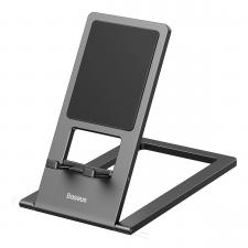 Stand birou tableta, Suport universal tableta si telefon Baseus Folding Desk Stand, Ajustabil, Gri, lerato.ro