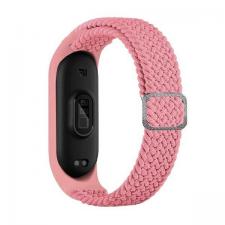 Accesorii Xiaomi Band, Curea din nylon Beline Nylon Strap compatibila cu Xiaomi Mi Band 10/9/8, Roz, lerato.ro