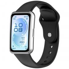 Accesorii Huawei Band, Curea din silicon Beline Reverse compatibila cu Huawei Band 11, Negru, lerato.ro