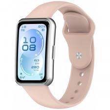 Accesorii Huawei Band, Curea din silicon Beline Reverse compatibila cu Huawei Band 11, Roz, lerato.ro