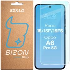 Folii protectie OPPO Reno 15, Folie sticla securizata Bizon Glass Clear 2 compatibila cu Oppo Reno 15 / 15 F / 15 FS / A6 Pro 5G, Transparent, lerato.ro