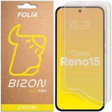 Folii protectie OPPO Reno 15, Set 2 folii protectie Bizon Glass Film Sun compatibile cu Oppo Reno 15, Transparent, lerato.ro