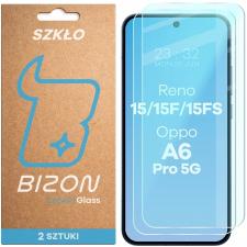 Folii protectie OPPO Reno 15, Set 2 folii sticla securizata Bizon Glass Clear Duo compatibile cu Oppo Reno 15 / 15 F / 15 FS / A6 Pro 5G, Transparent, lerato.ro