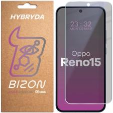 Folii protectie OPPO Reno 15, Folie sticla hibrid Bizon Glass Mule Shadow compatibila cu Oppo Reno 15, Negru, lerato.ro