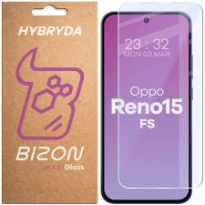 Folii protectie OPPO Reno 15 F / FS, Folie sticla hibrid Bizon Glass Mule compatibila cu Oppo Reno 15 FS, Transparent, lerato.ro