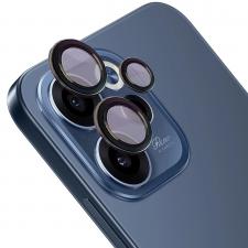 Folii protectie OPPO Reno 15 F / FS, Folie sticla securizata camera foto Bizon Glass Snap Lens compatibila cu Oppo Reno 15 F / FS, Negru, lerato.ro