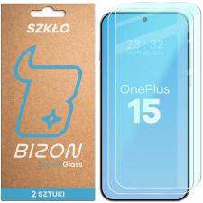 Folii protectie telefoane OnePlus 15, Set 2 folii sticla securizata Bizon Glass Clear Duo compatibile cu OnePlus 15, Transparent, lerato.ro