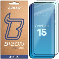 Folii protectie telefoane OnePlus 15, Set 2 folii sticla securizata Bizon Glass Edge Duo compatibile cu OnePlus 15, Negru, lerato.ro