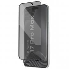 Folii iPhone 17 Pro Max, Folie sticla securizata Bizon Glass Aplikator Shadow Privacy, Kit montare inclus, compatibila cu iPhone 17 Pro Max, Negru, lerato.ro