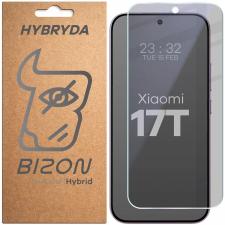 Folii protectie telefoane Xiaomi 17T, Folie sticla hibird Bizon Hybrid Shadow Privacy compatibila cu Xiaomi 17T, Negru, lerato.ro