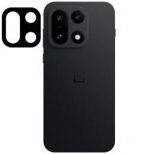 Folii protectie telefoane OnePlus 15, Set 2 folii sticla securizata camera foto Bizon Glass Lens compatibile cu OnePlus 15, Negru, lerato.ro