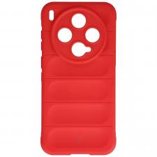 Huse si carcase Vivo X300, Carcasa Bizon Tur compatibila cu Vivo X300, Rosu, lerato.ro