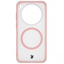 Huse si carcase Vivo X300, Carcasa Bizon MatteO cu MagSafe compatibila cu Vivo X300, Roz, lerato.ro
