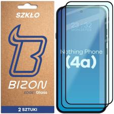Folii Nothing Phone (4a), Set 2 folii sticla securizata Bizon Glass Edge Duo compatibile cu Nothing Phone (4a), Negru, lerato.ro