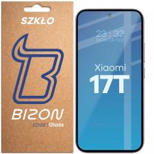 Folii protectie telefoane Xiaomi 17T, Folie sticla securizata Bizon Glass Edge compatibila cu Xiaomi 17T, Negru, lerato.ro
