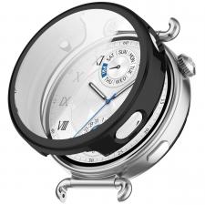 Accesorii Huawei Watch, Carcasa cu protectie ecran BizonMobile Felipe compatibila cu Huawei Watch GT6 41mm, Negru, lerato.ro