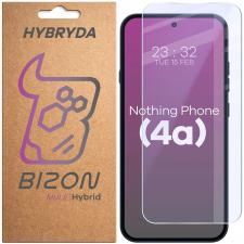 Folii Nothing Phone (4a), Folie sticla hibrid Bizon Hybrid Mule compatibila cu Nothing Phone (4a), Transparent, lerato.ro