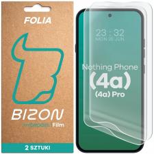 Folii Nothing Phone (4a), Set 2 folii protectie Bizon Film Hydrogel compatibile cu Nothing Phone (4a) / (4a) Pro, Transparent, lerato.ro