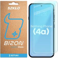 Folii Nothing Phone (4a), Set 2 folii sticla securizata Bizon Glass Clear Duo compatibile cu Nothing Phone (4a), Transparent, lerato.ro