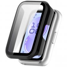 Accesorii Huawei Band, Carcasa cu protectie ecran BizonMobile Adamo compatibila cu Huawei Band 11, Negru, lerato.ro