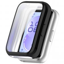Accesorii Huawei Band, Carcasa cu protectie ecran BizonMobile Felipe compatibila cu Huawei Band 11, Negru, lerato.ro