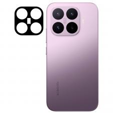 Folii protectie telefoane Xiaomi 17T, Set 2 folii sticla securizata camera foto Bizon Glass Lens compatibile cu Xiaomi 17T, Negru, lerato.ro