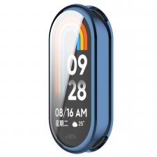 Accesorii Xiaomi Band, Carcasa cu protectie ecran BizonMobile Felipe compatibila cu Xiaomi Smart Band 10, Dark Blue, lerato.ro