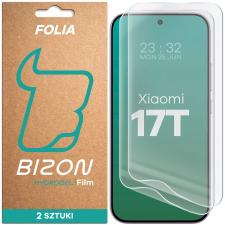 Folii protectie telefoane Xiaomi 17T, Set 2 folii protectie Bizon Film Hydrogel compatibile cu Xiaomi 17T, Transparent, lerato.ro