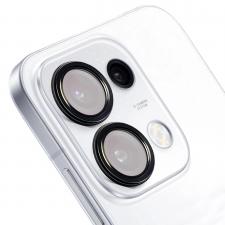 Folii protectie OPPO Reno 16 / 16 Pro, Folie sticla securizata camera foto Bizon Glass Snap Lens compatibila cu Oppo Reno 16 / 16 Pro, Negru, lerato.ro