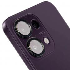 Folii protectie OPPO Reno 16 F / FS, Folie sticla securizata camera foto Bizon Glass Snap Lens compatibila cu Oppo Reno 16 F / 16 FS, Negru, lerato.ro