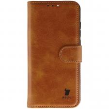 Huse si carcase Oppo Reno 16 / 16 Pro, Husa flip cover Bizon Pocket compatibila cu Oppo Reno 16 / 16 Pro, Maro, lerato.ro