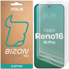 Folii protectie OPPO Reno 16 / 16 Pro, Set 2 folii protectie Bizon Film Hydrogel Duo compatibile cu Oppo Reno 16 / 16 Pro, Transparent, lerato.ro