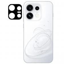 Folii protectie OPPO Reno 16 F / FS, Set 2 folii sticla securizata camera foto Bizon Glass Lens compatibile cu Oppo Reno 16 F / 16 F, Negru, lerato.ro