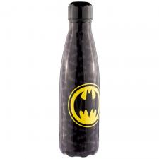 Cani si sticle cadou, Sticla apa pentru copii Coriex Batman, Otel inoxidabil, 500ml, Negru, lerato.ro