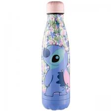 Cani si sticle cadou, Sticla apa pentru copii Coriex Stitch, Otel inoxidabil, 500ml, Roz, lerato.ro