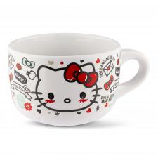 Cani si sticle cadou, Cana Coriex Hello Kitty, Ceramica, 500ml, Alb, lerato.ro