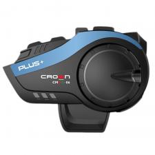 Interfoane moto, Intercom motocicleta Crown CMMK-06, 6 utilizatori, Bluetooth 5.0, 900mAh, IP65, Negru, lerato.ro