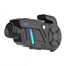 Interfoane moto, Sistem de comunicare moto EJEAS K1, Include camera video 2K, Mesh 3.0, Conferinta de 4 persoane, Autonomie pana la 30h, Pairing universal, Negru, lerato.ro