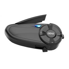 Interfoane moto, Sistem de comunicare moto EJEAS Q7, Bluetooth 5.0, FM Radio, Conferinta de 2 persoane, Autonomie pana la 30h, Aplicatie dedicata, Negru, lerato.ro