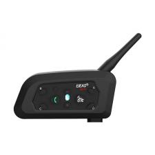 Interfoane moto, Sistem de comunicare moto EJEAS V6 Pro Plus, Casti USB Type-c, Aplicatie, Autonomie de pana la 18 ore, Negru, lerato.ro