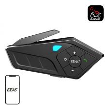Interfoane moto, Sistem de comunicare moto EJEAS E1 PRO, Bluetooth 5.1, 500mAh, USB-C, IP67, Negru, lerato.ro