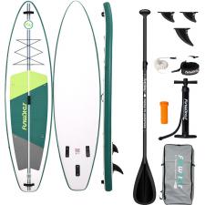 Placi de windsurf, Placa de paddleboarding FunWater SUP SUPFW69A, 335 x 84 x 15 cm, Antiderapanta, Gonflabila, Set accesorii inclus, Verde / Alb, lerato.ro