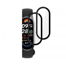 Accesorii Xiaomi Band, Set 2 folii protectie HOFI Hybrid Glass 0.3mm 7H compatibil cu Xiaomi Mi Band 9 / 9 NFC Black, lerato.ro