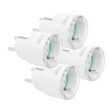 Prize smart WiFi, Set 4 prize smart Gosund SP111 cu monitorizarea energiei, Aplicatii: Gosund si TUYA, Control vocal, 3680W, 16A, WiFi, Alb, lerato.ro