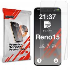 Folii protectie OPPO Reno 15, Folie sticla hibrid GrizzGlass HybridGlass compatibila cu Oppo Reno 15, Transparent, lerato.ro